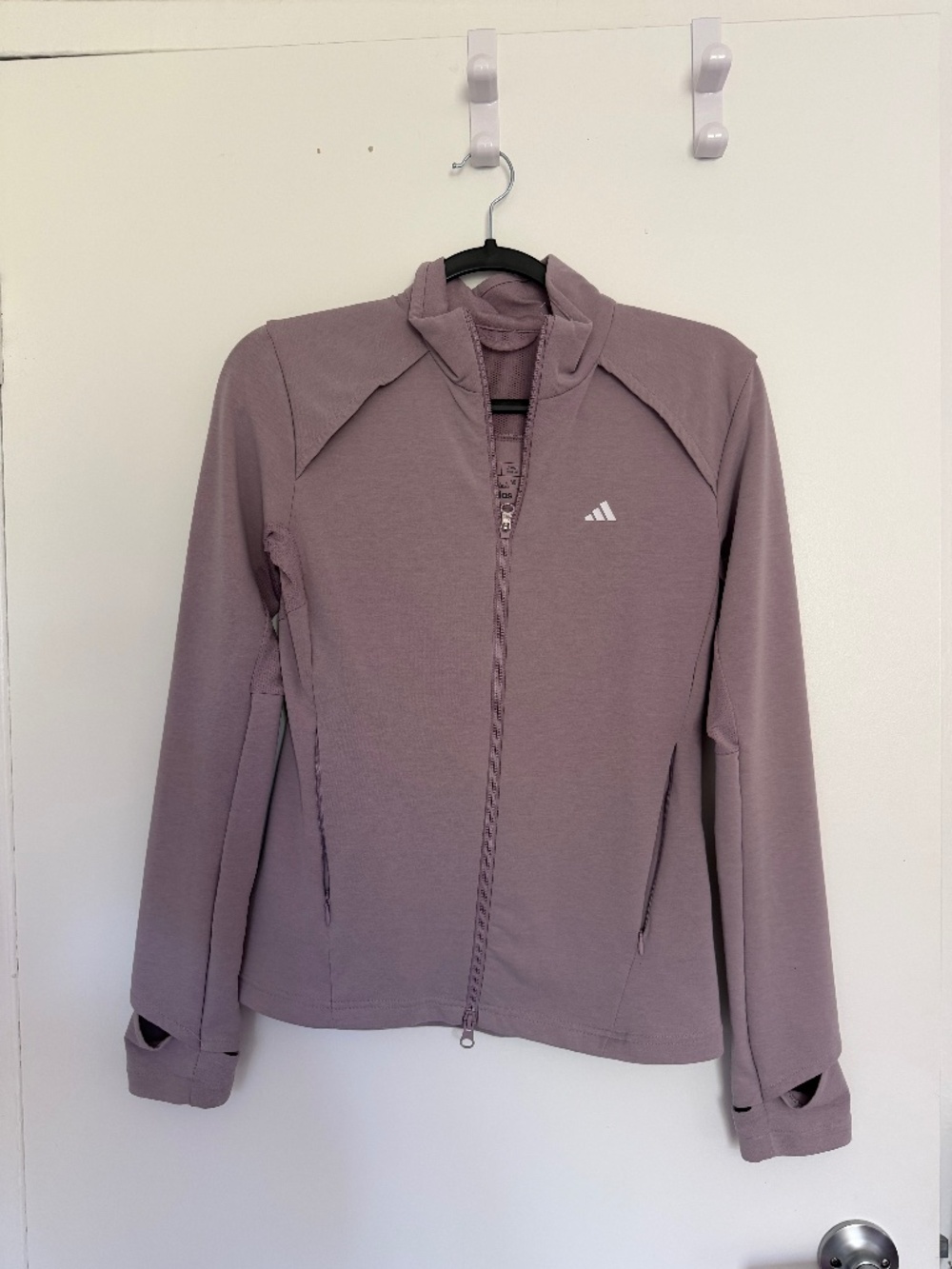 ADIDAS Zip Up Sweater - Lavender/Preloved Fig